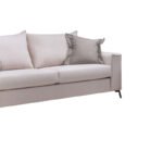 Καναπές Verona 3θέσιος cream - μαξιλάρια mocha 225x93x100εκ - Image 4