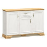 Μπουφές Jaden pakoworld golden oak-λευκό antique 137,5x39x88,5εκ - Image 2