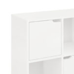 Βιβλιοθήκη Bookel pakoworld σε λευκή απόχρωση 59.6x27.5x60.4εκ - Image 4