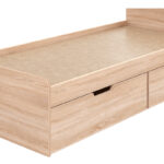 Κρεβάτι Regan pakoworld με συρτάρια σε oak απόχρωση 90x200εκ - Image 7