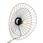 Φωτιστικό τοίχου-απλίκα Alara pakoworld E27 40W χρυσό-μαύρο Φ45x11εκ