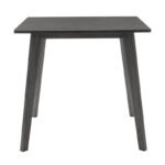 Tραπεζαρία Benson - Orlean pakoworld σετ 5τμχ rustic grey - ύφασμα γκρι 80x80x75εκ - Image 4