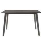 Tραπεζαρία Benson - Orlean pakoworld σετ 5τμχ rustic grey-ύφασμα γκρι 120x75x75εκ - Image 5