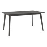 Tραπεζαρία Benson - Toto pakoworld σετ 7τμχ rustic grey - ύφασμα γκρι 150x90x75εκ - Image 3