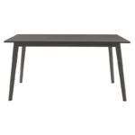 Tραπεζαρία Benson - Toto pakoworld σετ 7τμχ rustic grey - ύφασμα γκρι 150x90x75εκ - Image 4