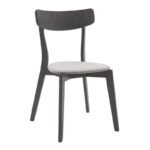 Tραπεζαρία Benson - Toto pakoworld σετ 7τμχ rustic grey - ύφασμα γκρι 150x90x75εκ - Image 5