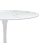 Τραπεζαρία Balou-Parker pakoworld σετ 5τεμ λευκό Φ120x73εκ - Image 6