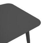 Τραπεζαρία Heven Vista pakoworld σετ 5τεμ μαύρο αλουμίνιο 80x80x72εκ - Image 7