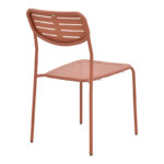 Τραπεζαρία Moraja Deraby I pakoworld σετ 3τεμ terracotta μέταλλο 70x70x73εκ - Image 6