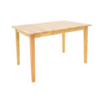 Τραπεζαρία Dallan Country pakoworld 5τεμ σε φυσική απόχρωση rubberwood 120-150x80x74εκ - Image 6