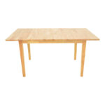 Τραπεζαρία Dallan Country pakoworld 5τεμ σε φυσική απόχρωση rubberwood 120-150x80x74εκ - Image 9