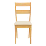 Τραπεζαρία Dallan Country pakoworld 7τεμ σε φυσική απόχρωση rubberwood 120-150x80x74εκ - Image 7