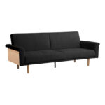 Καναπες-κρεβάτι Flexo pakoworld υφασμα ανθρακί 220x84.5x82εκ - Image 2