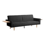 Καναπες-κρεβάτι Flexo pakoworld υφασμα ανθρακί 220x84.5x82εκ - Image 3