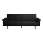 Καναπες-κρεβάτι Flexo pakoworld υφασμα ανθρακί 220x84.5x82εκ - Image 5