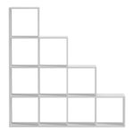 Βιβλιοθήκη Scala pakoworld λευκό 129.5x29x129.5εκ - Image 3
