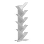Βιβλιοθήκη Fyllo pakoworld λευκό 50x25x141.5εκ - Image 2