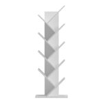 Βιβλιοθήκη Fyllo pakoworld λευκό 50x25x141.5εκ - Image 3