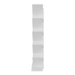 Βιβλιοθήκη Fyllo pakoworld λευκό 50x25x141.5εκ - Image 5