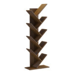 Βιβλιοθήκη Fyllo pakoworld καρυδί 50x25x141.5εκ - Image 2