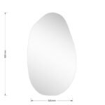 Καθρέπτης Frameless 2 pakoworld 50x1.2x85εκ - Image 3