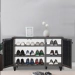 Παπουτσοθήκη-ντουλάπι Ronan pakoworld χρώμα wenge 105x35x66εκ - Image 3