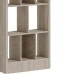 Βιβλιοθήκη Dividre pakoworld sonoma oak μελαμίνης 80x30x181εκ - Image 5