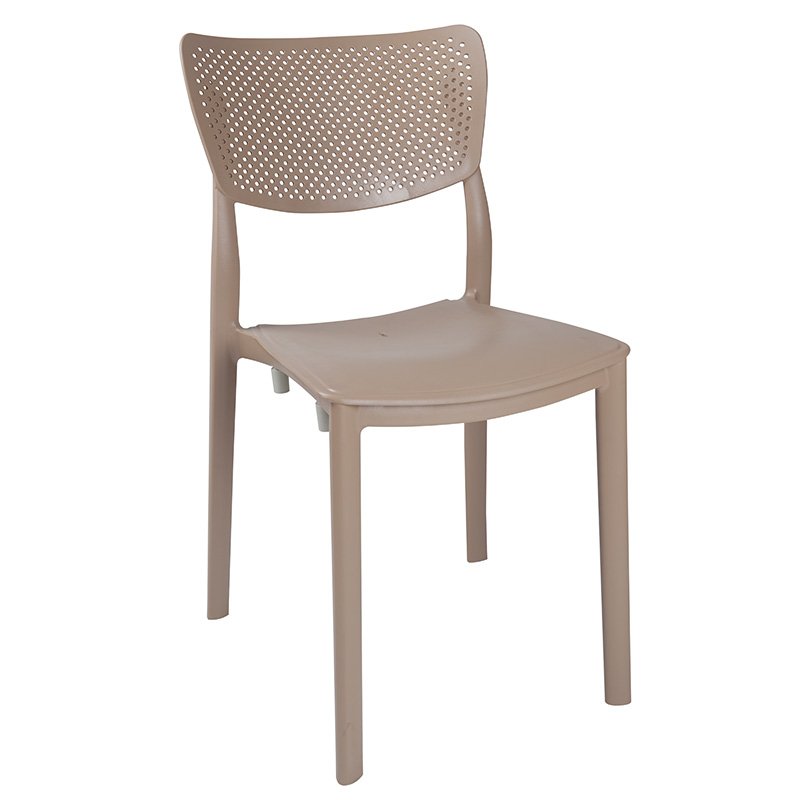 253-000015 Καρέκλα Ignite pakoworld PP cappucino - Image 1
