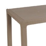 Τραπέζι Explore pakoworld με UV protection PP cappucino 90x90x73.5εκ - Image 2