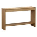 Κονσόλα Focused pakoworld MDF φυσικό 120x35x74εκ - Image 2