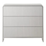 Συρταριέρα Zeplen pakoworld MDF σε λευκή απόχρωση 80x40x75εκ - Image 4