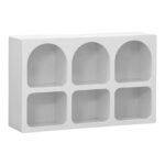 Μπουφές Emersi pakoworld με ράφια mdf σε λευκή απόχρωση 120x35x76εκ - Image 2
