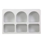 Μπουφές Emersi pakoworld με ράφια mdf σε λευκή απόχρωση 120x35x76εκ - Image 3