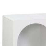 Μπουφές Emersi pakoworld με ράφια mdf σε λευκή απόχρωση 120x35x76εκ - Image 4