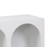 Μπουφές Emersi pakoworld με ράφια mdf σε λευκή απόχρωση 120x35x76εκ - Image 5