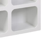 Μπουφές Emersi pakoworld με ράφια mdf σε λευκή απόχρωση 120x35x76εκ - Image 6