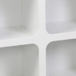 Μπουφές Emersi pakoworld με ράφια mdf σε λευκή απόχρωση 120x35x76εκ - Image 7