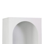Βιβλιοθήκη Emersi pakoworld mdf σε λευκή απόχρωση 48x35x180εκ - Image 4