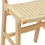 Σκαμπό μπαρ Julien pakoworld rubberwood φυσικό-έδρα φυσικό σχοινί 45x46x95εκ - Image 6