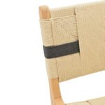 Σκαμπό μπαρ Julien pakoworld rubberwood φυσικό-έδρα φυσικό-μαύρο σχοινί 45x46x95εκ - Image 9