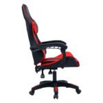 Καρέκλα γραφείου gaming William pakoworld PU μαύρο-κόκκινο - Image 5