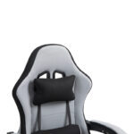 Καρέκλα γραφείου gaming Gline pakoworld μαύρο-γκρι ύφασμα μαύρο pp 60x59x118εκ - Image 8