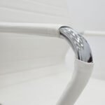 Καρέκλα γραφείου επισκέπτη Valter pakoworld λευκό pu 55.5x48x88εκ - Image 6