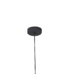 Φωτιστικό οροφής Kelsy Inart E27 μαύρο μέταλλο Φ30x122εκ - Image 4