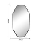 Καθρέπτης Farous Inart χρυσό μέταλλο 61x3x122εκ - Image 2