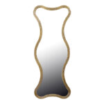 Καθρέπτης Boulen Inart μέταλλο σε χρυσή απόχρωση 51x2x126εκ