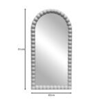 Καθρέπτης Pavloval pakoworld ασημί pp 42x3.5x81εκ - Image 2