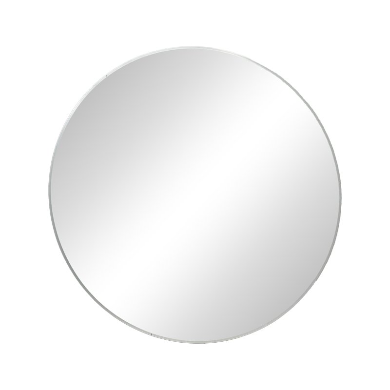 298-000015 Καθρέπτης Nhaos pakoworld ασημί αλουμίνιο Φ60x2.5εκ - Image 1