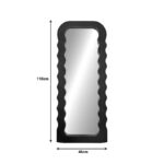 Καθρέπτης Maraya pakoworld μαύρο PP 46x3.2x110εκ - Image 3