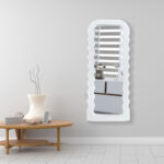 Καθρέπτης Maraya pakoworld λευκό PP 46x3.2x110εκ - Image 2